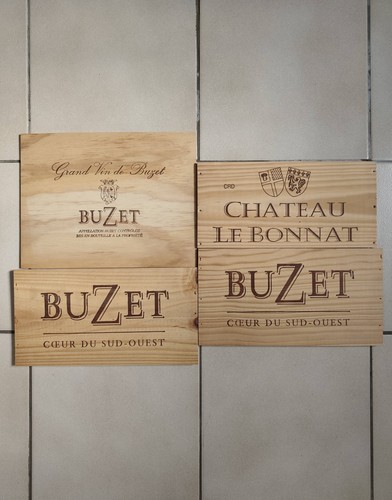 Vin lot estampes bois facade - estampes,