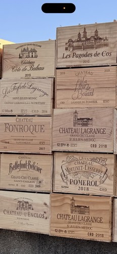 Caisse bois vin 12 - caisse, en
