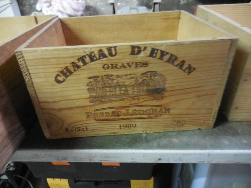 Caisse vin bois vide - caisse, en