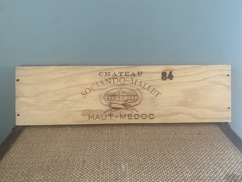 Ancienne estampe caisse vin - , en